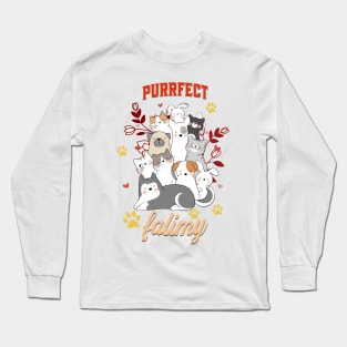 Purrfect Family Long Sleeve T-Shirt